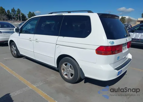 2001 Honda Odyssey Ex z USA, uszkodzony, nr VIN 2HKRL18751H561028
